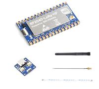 RP2040-LoRa Development Board Integrates SX1262 RF Chip Long-Range Communication HF Frequency Band Kit with USB-C Adapter Board and 8-Pin FPC Cable ~ 15 cm