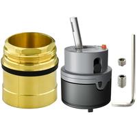 RP50587 Single Handle Compatible with Delta Repair Kit,Lavatory Kitchen Shower Faucet Valve Assembly,Works with DIAMOND Seal Technology Models Featuring a 36 mm Motion Cartridge, RP51503 Bonnet Nut