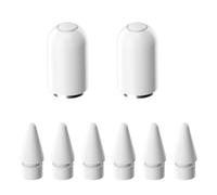 Rpanle 6 Pack Replacement Tips for Apple Pencil 2nd Generation/ 1st Generation, 2 Pack Magnetic Replacement Caps Compatible with Apple Pencil 1st/2nd Gen