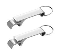 Rpanle Bottle Opener, 2 Pcs Bottle Opener Keyring, Aluminum Beer Bottle Opener Keychain, Cheap Bottle Opener for Party, Festivals