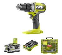 RPD18BL2-0 Brushless Percussion Drill + RAKDD100 Drilling and Driving Kit + 5Ah Battery & Charger