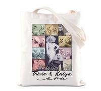 RPDR TV Show Merchandise Inspired Tote Bag Drag Race Gift Trixie & Katya Quote Canvas Bag Drag Queen Gift LGBTQ Pride Gift, T&keratotes, 13.7 x 14.9 x 10.6 inches