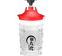RPE Paint Cup System 600ml - 50 Inner Cups and Lids with 190 Micron Filters, 2 Outer Mixing Cups, 20 Lids - Disposable Spray Gun Cup for Automotive and Industrial Painting
