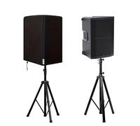 RPET Cover Speaker Cover 10 Inch PA/DJ Mounted on Stand Power Speakers Oxford Cloth Dust Cover Water Resistant Dustproof UV Protection Outdoor Speaker Covers 420D Protection Bag,Black