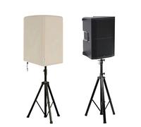 RPET Cover Speaker Cover 15 Inch PA/DJ Mounted on Stand Power Speakers Oxford Cloth Dust Cover Water Resistant Dustproof UV Protection Outdoor Speaker Covers 420D Protection Bag,Khaki