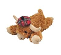 Rpet Pals Highland Cow Tartan Lying Eco-Friendly Plush Toy Recycled Plastic