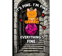 RPG Cat Notebook: Funny D20 Dice Fail Meme Journal for Gamers, Students, Dungeon Masters, Teachers, and Office Nerds
