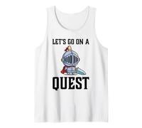 RPG Gamer Let's Go On A Quest Knight Warrior Player Tank Top