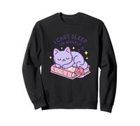 RPG Gamer Nerdy Cat Sleeping D20 Dice for Cat Lovers Geeky Sweatshirt