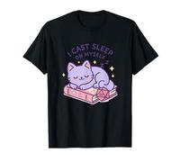 RPG Gamer Nerdy Cat Sleeping D20 Dice for Cat Lovers Geeky T-Shirt