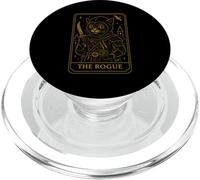 RPG Gamer Rogue D20 Dice Nerdy Geek Cat Men Women Kids PopSockets PopGrip for MagSafe