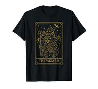 RPG Gamer Wizard D20 Dice Nerdy Geek Cat Men Women Kids T-Shirt