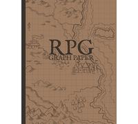 RPG Graph Paper: Large (8.5 x 11) Graph Paper Composition Notebook for Role Playing Games with 120 Blank Grid Pages