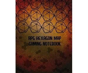 RPG Hexagon Map Gaming Notebook: (200 Pages) Blank Hexagonal Journal for Mapping Strategies : Small & Large Hex Pages Strategy Map Making for Tabletop Gaming : Hex Grid Battle Maps