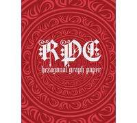 RPG Hexagonal Graph Paper: Gamers Notebook for Map Drawing and Wargames. A 1/2 inch Hex Grid, 8.5x11 Sketchbook, Ideal for Role Playing Games.