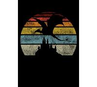 RPG Journal: Campaign Notebook with Mixed Paper | Alternating Lined, Hex and Graph Grid Paper | Retro Dragon and Castle for Tabletop Role Playing Games | 7"x10" 120 Pages