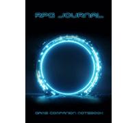 RPG Journal Mixed Paper: Ruled, Graph, Hexagon and Dot Grid | Game Companion Notebook Space Station Teleporter