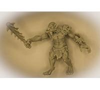 RPG Miniature - Troll, that Club is Compensating for Something | 2 Inch Base Included, Tabletop Gaming, Large Figure, DND, Monster Encounter