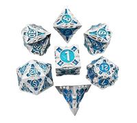 RPG Polyhedral Dice - Large Playing Dice, Multi-Faced Game Dice, Colorful Dice Set, Role Playing Dice, Seven Dice Set, Colorful Role Playing Dice, Funny Table Dice