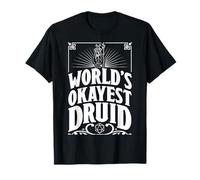 RPG Role Playing Games Worlds Okayest Druid T-Shirt