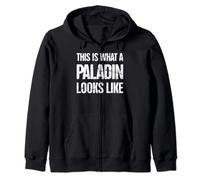 RPG Roleplaying Game Class - Funny Paladin Zip Hoodie