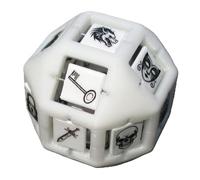 RPG Symbol Die - 54 Icon Adventure Die for DND & Tabletop Role Playing Games - Random Story, Magic, Loot & Encounter Generator - Innovative Dice with Unique Internal Mechanism, 54 Flipping Faces