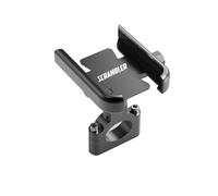 RPGBROSHOP GPS mount, rearview mirror mount, handlebar mount For Scrambler 400 800 1100 Sixty2 Motorcycle Accessories Rotable Metal Phone Holder Handlebar Mirror GPS Stand Bracket(Handlebar Black)