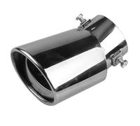 RPGPRLGYO Car Exhaust Tip, for Ford Focus 2011 2012 2013 2014 2015 2016 2017 2018 Stainless Steel Car Tailpipe Muffler Tip,Slant Cut Rear Tail Pipe Trim,Chrome Exhaust Extension,B
