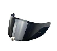 Rpha11 Helmet visor face Shield for HJC HJ26 Rpha 70 St Dustproof Windproof Sunscreen shield Electroplated Visor Film Anti Fog(Deep Black)