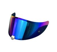 Rpha11 Helmet visor face Shield for HJC HJ26 Rpha 70 St Dustproof Windproof Sunscreen shield Electroplated Visor Film Anti Fog(Rainbow)