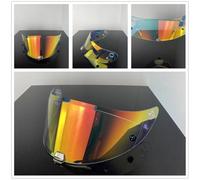 Rpha11 visor for HJC HJ26 Rpha 70 St Dustproof Windproof uv protected Sunscreen shield Electroplated viseiras capacete moto(Revo Clear Red)