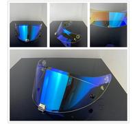 Rpha11 visor for HJC HJ26 Rpha 70 St Dustproof Windproof uv protected Sunscreen shield Electroplated viseiras capacete moto(Revo Clear Blue)