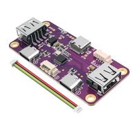 RPi0 USB HUB Expansion Board with 1.25mm 4Pin Cable 4 Ports Compatible with USB 2.0 Drive-Free, Plug and Play for Raspberry pi Zero 2 w/for Raspberry pi zeroW/WH/for Raspberry Pi 2B/3B/3B+/4B