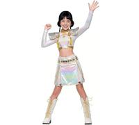 RPixc Girl demon hunting stage costume, Korean pop idol Mira/Zoey/Rumi performance costume, anime character Halloween role-playing (Zoey, 150)