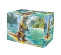 RPLIFE Adorable Happy Otter Dog Crate Cover Roll-up Side Panels, Cage Cover for Indoor Pets, Small