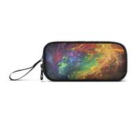 RPLIFE America's Popular Candy Marker Cases, Pencil Bag with Zipper, Pencil Pouch Large Capacity, Digital Art Angel Face, one size, Artistic Style