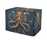 RPLIFE Angry Marine Life Dog Crate Cover Mesh Window Panels (S-XL) Crate Cover for Dog, Small