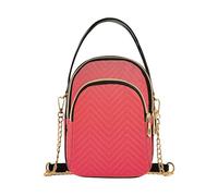 RPLIFE Blue Pink Gradient Quilted Purse Handbags for Women
