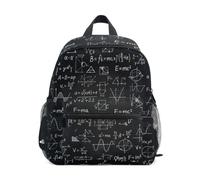 RPLIFE Cartoon Math Black Backpack for Toddler Girls Boys Kids School Bag, Cartoon Math Black, M, Cool Soccer Print Backpacks