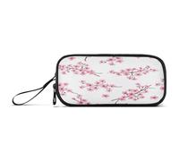 RPLIFE Cherry Blossom Branches White Pencil Pen Case, Pencil Bag Big, Pencil Pouch Canvas