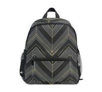 RPLIFE Chic Arrows Black Backpack for Toddler Boys Girls, Small Backpack, Chic Arrows Black, M, Cool Soccer Print Backpacks