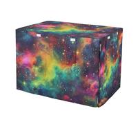 RPLIFE Colored Stars Sky Dog Crate Covers Universal Size Fit, Covers for Pet Cages, Large