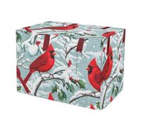 RPLIFE Cute Bird Cartoon America Red Dog Crate Cover Breathable, S-XL Windproof Covers for Pet Cages, X-Large