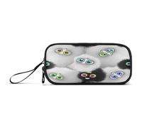 RPLIFE Cute Fun Vivid Black White Basic Pencil Pouch, Huge Pencil Case, Pencil Case School