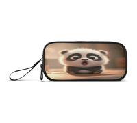 RPLIFE Cute Little Panda Pen Pouch Bag, Big Pencil Bags, Zip up Pencil Pouch
