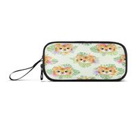 RPLIFE Cute Tigers Pencil Cases, Pencil Bag with Zipper, Designer Pencil Case