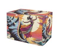 RPLIFE Dancer Dancing on Sea Dog Crate Cover Easy to Install, Crate Cover for Pet Owners, Medium