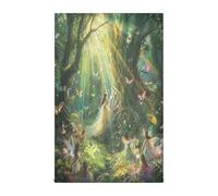 RPLIFE Forest Fairies Dish Cloths and Towels, 28x18 Absorbent Kitchen Dish Towels Tea Towels for Bread Making