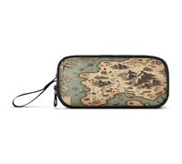 RPLIFE Game Treasure Map Pen Box, Big Pencil Bag Cute Pencil Case Cheap