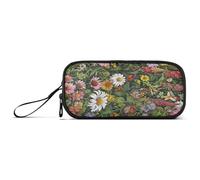 RPLIFE Garden filled various floral pen, pencil and marker cases, zipper pouch pencil bag, fabric pencil case